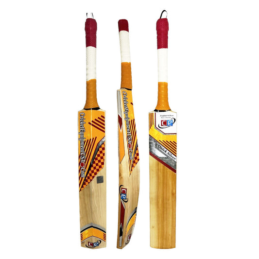 Cricket Bat Quick Silver English Willow Oiled and Knocked Full Size Short Handle by CE