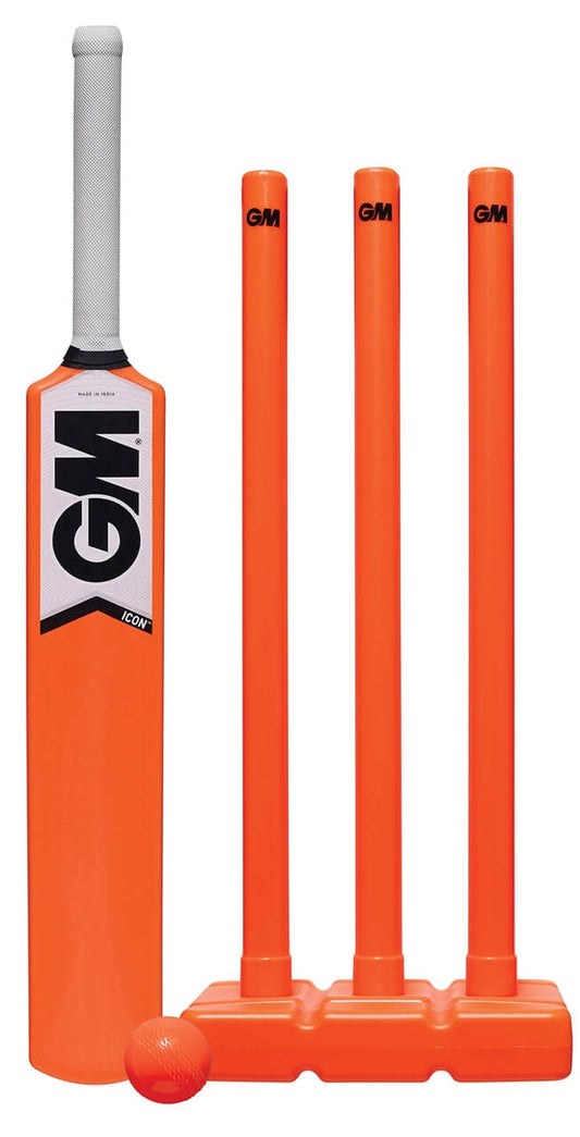 Cricket Bat Set ICON ALL WEATHER Plastic Molded by Gunn & Moore