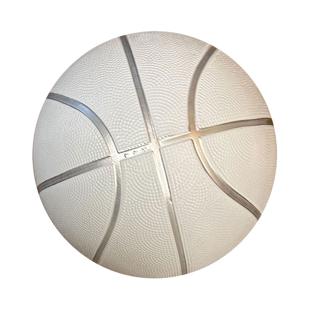 White Basketball Ball for Autographs Signing Leisure Play Full Size 7