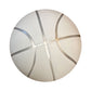 White Basketball Ball for Autographs Signing Leisure Play Full Size 7 Six Pack