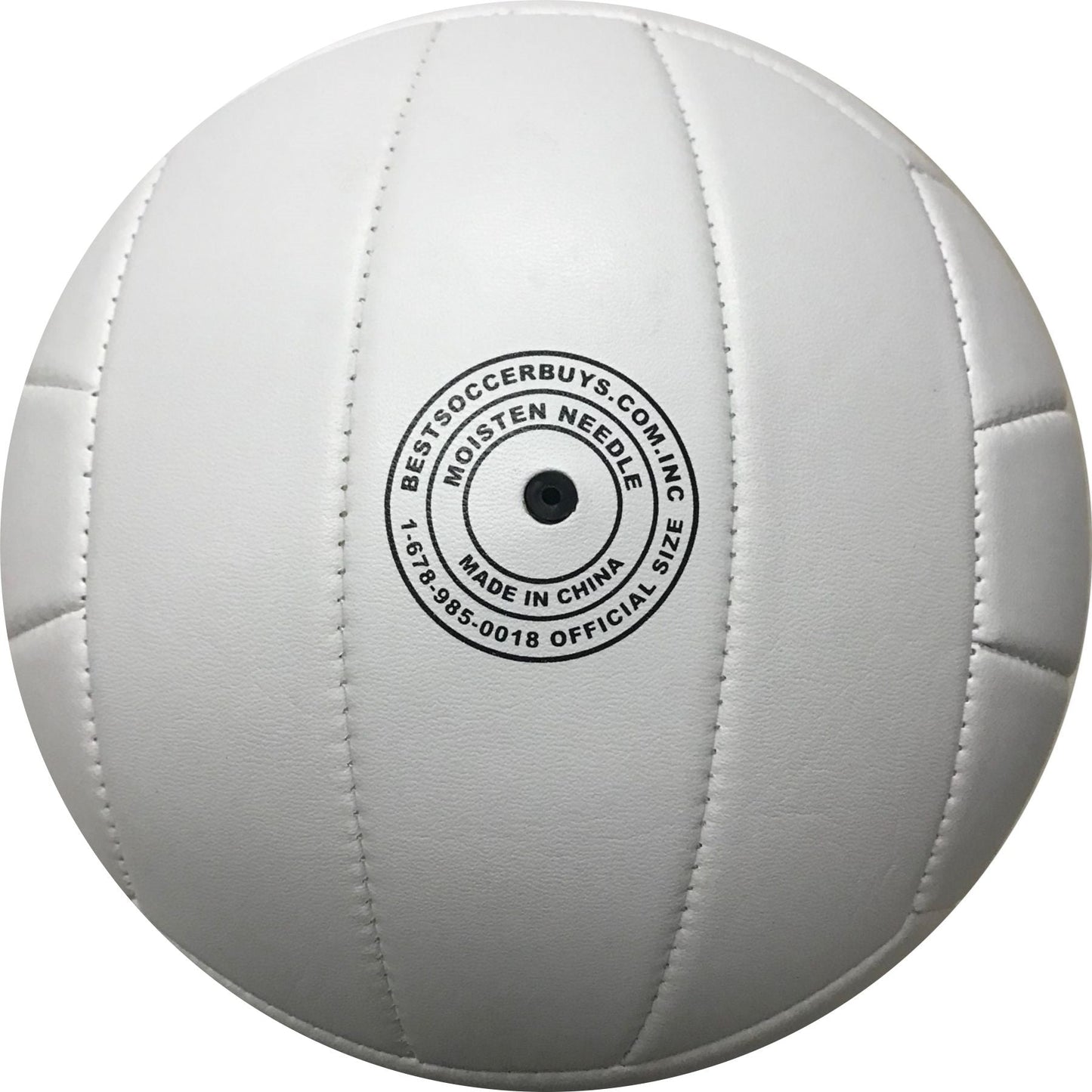 All White Volleyball Ball Without Any Imprint for Autograph Awards Sign Painting Coaches Gift - Pack of Six Balls
