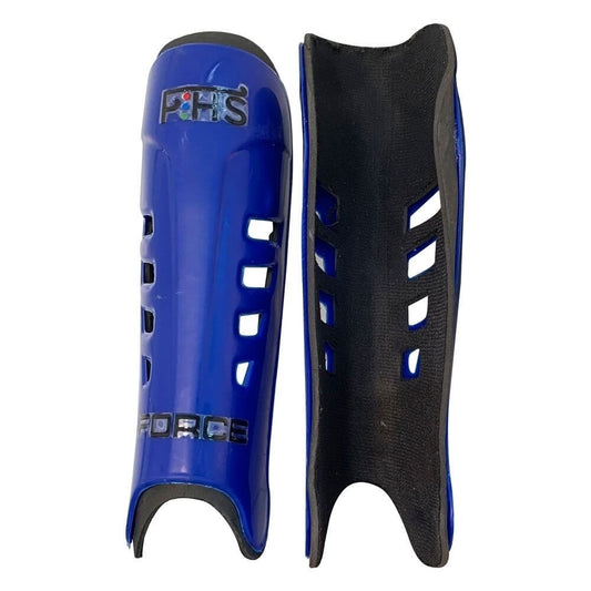 Field Hockey Shin Guards Force Color Blue Available Sizes Small Medium Large
