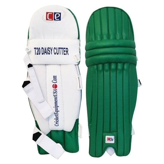 Cricket Batting Pads T20 Daisy Cutter Green Leg Guards