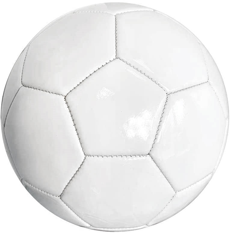 Bulk White Soccer Balls Size 5 Deflated Sign Autograph Party Favors Painting Bar Mitzvah Coaches Gift