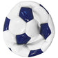 Deflated Navy Blue White Classic Traditional Soccer Balls