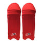Colored Cricket Batting Pads Covers Crimson Red