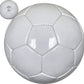 All White Soccer Ball Size 5 Promo Ball Plain