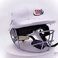 Cricket Helmet with White Cover Multicolored Covers Range