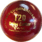 Cricket Ball T20 Daisy Cutter Red Leather