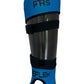 Field Hockey Insertable Covers with Straps Carbon Shin Guards Reflex Blue