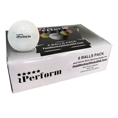 Field Hockey Balls Dimple Silver Pack of Six Balls