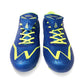 Soccer Shoes Men Outdoor Cleats Boots Lime Green Blue